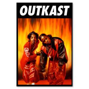 Affiche moderne Outkast avec cadre noir pour décoration murale - Product Image 2