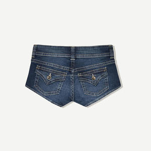 Shorts Vaqueros de Mezclilla con Lavado Ácido, Corte Regular, Cintura Alta, Transpirables, Desgastados, 100% Algodón, Elegantes e Impermeables - Product Image 6