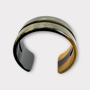 Brazalete de Cuerno de Búfalo Natural Pulido de Primera Calidad, Estilo Moderno, Ecológico, Hecho a Mano, para Mujer, Arte de Boda - Product Image 2