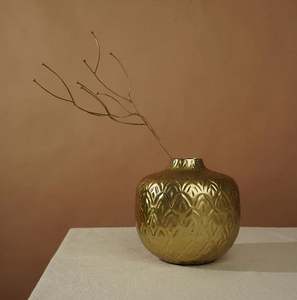 Vase à fleurs en métal de luxe quantité en vrac de haute qualité décor de fête pour la maison décor de Table décoratif hôtel fabriqué en Inde vente en gros - Product Image 2