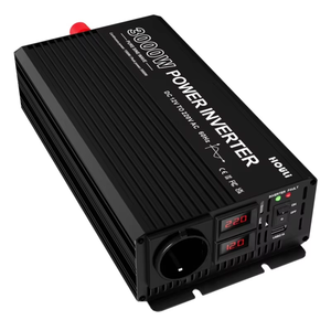 Inversor de Corriente de Onda Sinusoidal Pura de 3000W, Convertidor de CC a CA de 12V/24V a 220V, Apto para Automóviles, Hogares, Autocaravanas y Sistemas Solares - Product Image 3