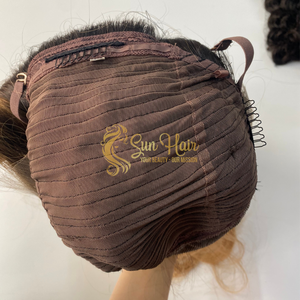 Sun Hair Company Ombre Brun Cheveux Vierges Droite Frontale Lace HD Front Perruques sans colle Perruques Extensions de cheveux humains vietnamiens - Product Image 6