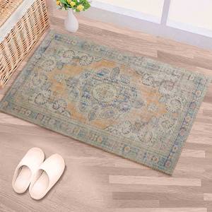 Tapis moutarde, Tapis imprimé, Tapis de décoration de bureau, Petit tapis, Tapis doux, Tapis doux non tissé - Product Image 5