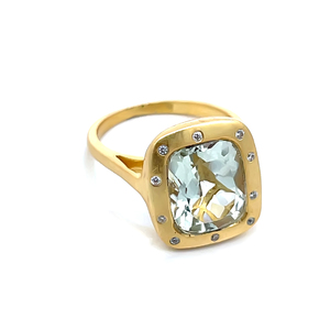 แหวนเงินแท้ทรงคลาสสิกประดับพลอยธรรมชาติทรงโรสคัทแบบโซลิแทร์สำหรับงานหมั้นและงานแต่งงาน - Product Image 4