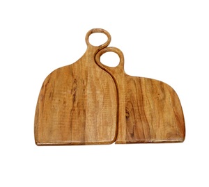 ชุดเขียงดีไซน์ใหม่ 3 ชิ้น พร้อมขาตั้ง ไม้กระถินณรงค์ สีธรรมชาติ - Product Image 6