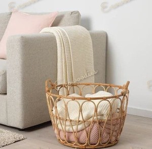 Bamboo Weave <b>Basket</b> <b>Small</b> Handmade Rattan Woven Storage <b>Basket</b> Hotel Supplies Laundry <b>Basket</b> Home Bathroom Dirty Clothes - Product Image 6