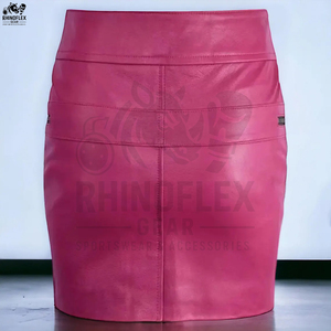 Jupes en cuir pour femmes avec lanières en cuir Meilleur design Jupes grande taille Jupes en cuir personnalisées en gros - Product Image 6