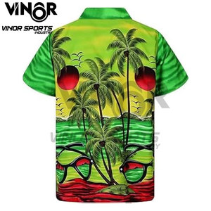 <b>men's</b> <b>shirts</b> Wholesale custom <b>Hawaiian</b> beach cartoon full printed short sleeve <b>shirt</b> <b>men's</b> new summer trend loose casual - Product Image 6