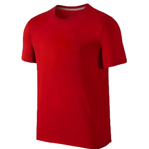Vente en gros 100% T-shirts en coton à manches courtes pour hommes avec motif solide pour homme - Product Image 1
