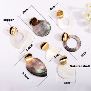 Pendientes de gota de tortuga chapados en oro, 10 unidades - Product Image 6