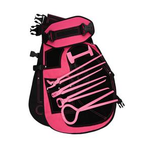 Kit Profesional para el Cuidado de Cascos de Caballos, Herramientas de Herrador y Juego de Delantal Rosa con Cortador de Cascos, Probador, Extractor de Uñas, Clincher y Pulidor - Product Image 1
