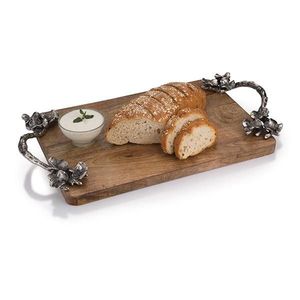 ถาดเสิร์ฟไม้ไผ่ทรงกลมรักษ์โลก พร้อมหูจับรูปปลาทอง สำหรับเสิร์ฟชา กาแฟ และอาหาร - Product Image 5