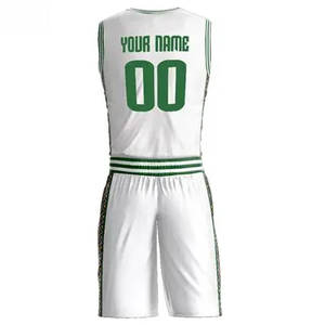 Meilleure vente, ensemble d'uniformes de basket-ball réversibles, shorts respirants personnalisables pour jeunes et adultes, unisexe, sublimation au meilleur prix - Product Image 4