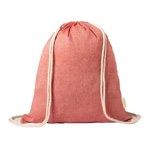 Sac de sport Koreby en coton recyclé écologique avec cordon de serrage promotionnel pour la gym ou les activités de plein air - Product Image 6