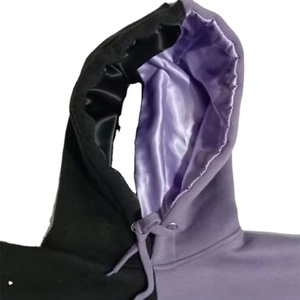 เสื้อสเวตเชิ้ตผ้าเฟรนช์เทอร์รี่แบบขายส่ง สีบล็อก ยูนิเซ็กซ์ สั่งทำได้ 2 สี เสื้อฮู้ดผ้าไหมบุซาติน - Product Image 3