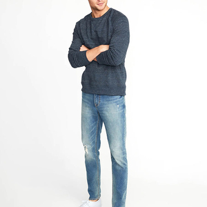 Sweat-shirt décontracté pour homme à manches longues en tissu doux, couleur unie, haute qualité, collection hiver 2026, thermique, col rond, coupe classique - Product Image 5