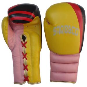 Gants de boxe à lacets rouges, gants d'entraînement à lacets de haute qualité, gants de sparring et gants de boxe pour entraîneurs - Product Image 5