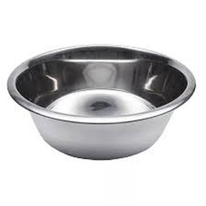 Comedero Clásico de Metal para Mascotas, Tazón de Acero Inoxidable para Perros y Gatos, Plato de Comida Duradero Antideslizante para Uso Doméstico - Product Image 1