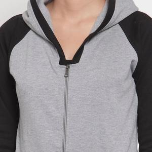 Chándal Ligero con Cremallera para Mujer en Tallas Personalizadas, el Mejor Material con Capucha, Tinte Liso para la Temporada de Invierno - Product Image 6