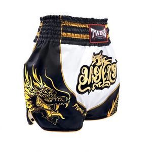 Pantalones Cortos de Muay Thai de Primera Calidad con Logotipo Personalizado, Ropa Deportiva de Poliéster y Nailon para Entrenamiento de Kickboxing con Bordado, Ropa de Artes Marciales - Product Image 2