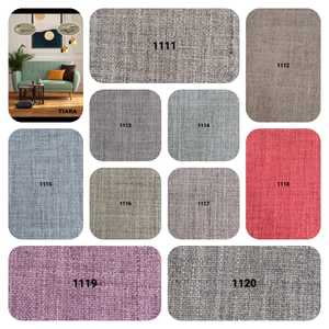 Tissu de canapé tricoté en chaîne semi-terne texturé de style Dobby lourd de qualité supérieure Techniques tissées teintes confortables - Product Image 4