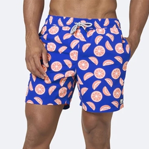 Bañador corto de tendencia de moda para hombre, pantalones de playa cortos transpirables de verano de varios estilos personalizados de secado rápido con poliéster - Product Image 2