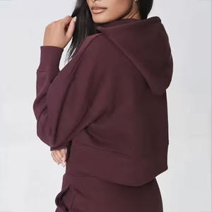 Vêtements de sport Sweat à capuche et pantalons de survêtement surdimensionnés à imprimé bouffant Ensemble de joggeurs décontractés Vêtements de sport à capuche pour femmes - Product Image 4