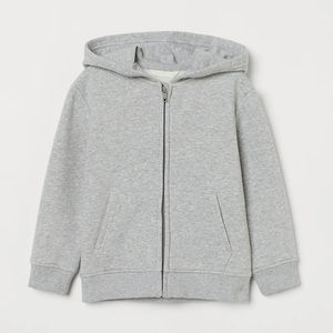 Wholesale <b>Children</b> Solid Color Blank Sports Zipper <b>Hoodie</b> Kids Boys 100% Cotton Fleece Zipper kids hoodies - Product Image 6