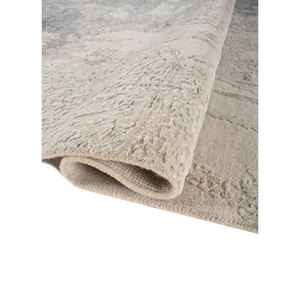 Tapis Uvenuti grande surface en laine et soie de bambou, noués à la main, pour usage domestique - pour salon, couloir, chambre d'adolescent LRB-1784 - Product Image 2