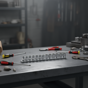 Set di 13 Chiavi a Bussola Poligonali (Articolo 920B) su Supporto, Strumento Durevole e Versatile - Product Image 3