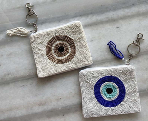 Sac fourre-tout fait à la main de style bohème perle de rocaille Logo personnalisé brodé perlé pochette à monnaie à la mode femmes tailles pour les promotions - Product Image 1