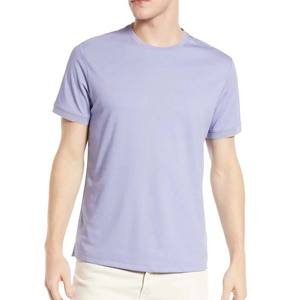 Camiseta de cuello redondo de Hip Hop de algodón 100% para hombre, camisetas atléticas para hombre, camisetas transpirables ligeras de secado rápido - Product Image 1