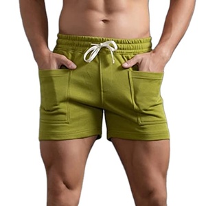 Pantalones cortos de algodón con logotipo personalizado para hombre, venta al por mayor, informales, para deportes al aire libre - Product Image 6