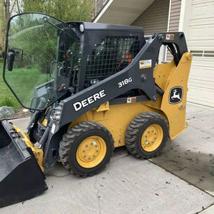 2023 John Deeree 318G Minicargador frontal usado con motor Kubota MOOG Bomba hidráulica y componentes de cojinete de llave a la venta - Product Image 1