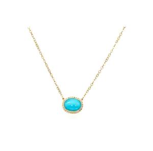 Nouveauté Turquoise chinoise 12mm pendentif rond en forme de soleil en pierre précieuse collier en argent bijoux faits à la main pour unisexe porter et cadeau - Product Image 4