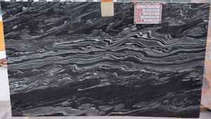 Losas de mármol impermeables de calidad superior Mercury, aplicaciones interiores negras para baño, cocina, Villa, apartamento, Hospital flameado - Product Image 4