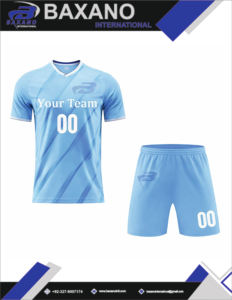 Ensemble de maillot de football imprimé, maillot de football respirant, short, tenue de sport, kit 100% polyester, séchage rapide - Product Image 4