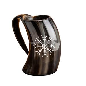 แก้วเบียร์สำหรับสะสมงานปาร์ตี้ทำมือสุดคลาสสิกแก้วมัคสไตน์สลักลายฮอร์นสไตน์สำหรับคลับและปาร์ตี้ - Product Image 1