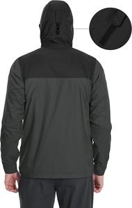 Veste coupe-vent imperméable légère pour homme avec capuche Manteau de pluie compressible pour randonnée en plein air Course à pied Voyage - Product Image 4