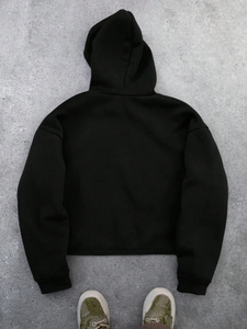 Sudadera con Capucha para Hombre, de Poliéster/Algodón, de Alta Calidad, Precio de Fábrica al por Mayor, Invierno 2025, Informal, Lisa, con Logotipo Personalizado, Corte Regular - Product Image 2