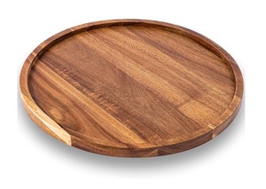 Bandeja de Madera de Mango de Diseño Nuevo al por Mayor con Asa de Metal, Acabado Natural, Bandeja de Servicio de Madera Sostenible para Fiestas - Product Image 6