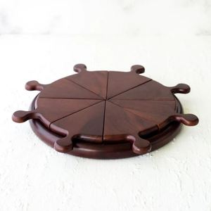 Plateau rond de tranches de pizza dans la meilleure finition pour la fête à la maison d'hôtel de restaurant à prix abordable - Product Image 3