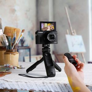 สำหรับ PowerShot G7 X Mark III ชุดกล้องวิดีโอดิจิตอลสีดำมิเรอร์เลสวิดีโอ4K กล้อง DSLR พร้อมเซ็นเซอร์ CMOS อินพุตไมโครโฟนภายนอก - Product Image 1