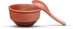 Tazón marrón redondo de terracota ecológico para horno de sopa y lavavajillas seguro a granel al por mayor del fabricante de la India - Product Image 2