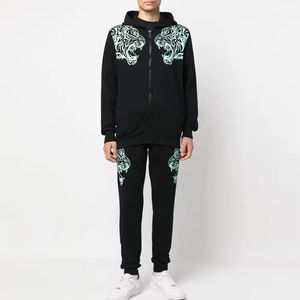 Conjunto Deportivo de Invierno para Hombre Ronpex International de Alta Calidad, 100% Algodón, Personalizado, con Sudadera con Capucha y Pantalones Joggers para Entrenamiento y Running - Product Image 3