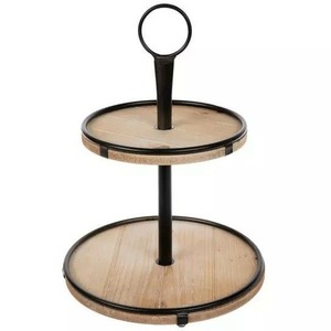 Wooden 2 <b>tier</b> <b>cake</b> <b>stand</b> - Product Image 4