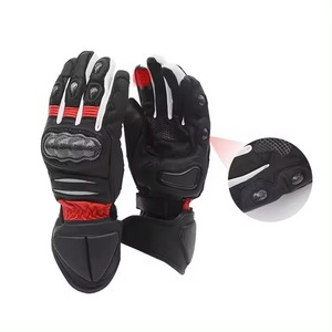 Guantes de moto de materiales personalizados para hombre y mujer, logotipo personalizado/Diseño, guantes de moto de carreras con gama barata - Product Image 4