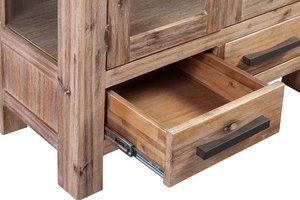Présentoir en bois massif d'acacia, chêne, pin Prix compétitif Armoire de salon Meubles de salon en bois de marque ATLAS - Product Image 3