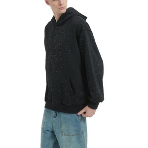 Nouveauté Sweat-shirt à capuche en coton 100% de haute qualité pour l'hiver, sweat-shirt à paillettes unisexe, sweat-shirt à capuche scintillant fabriqué au Bangladesh - Product Image 3