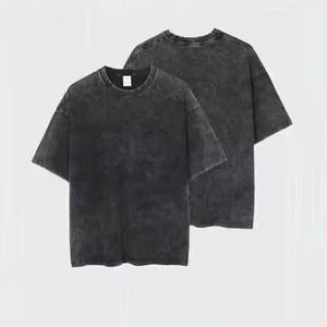 T-shirt à design boxy surdimensionné lavé à l'acide pour homme 100% coton Premium Anti-rides à manches courtes Anti-rides qualité supérieure - Product Image 6